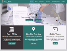 Tablet Screenshot of ceunion.org